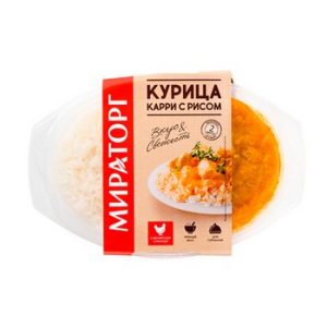 Курица карри Мираторг с рисом охл 260г