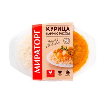 Курица карри Мираторг с рисом охл 260г