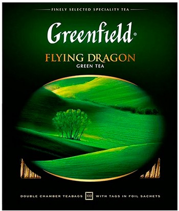 Чай Greenfield Flying Dragon зеленый 100*1,8г