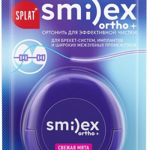 Зубная нить Splat Smilex Ortho+ мята