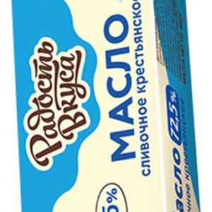 Масло Радость вкуса Крестьянское сливочное 72,5% 400г без змж