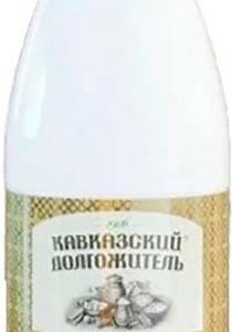 Кефир Кавказский долгожитель 1% бутылка 900г без змж