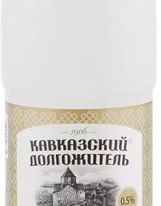 Айран Турецкий Кавказский долгожитель 0,5% бутылка 500г без змж