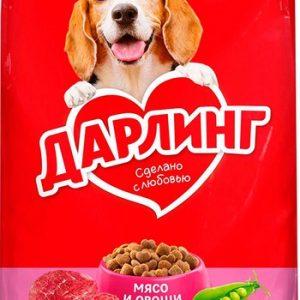Корм д/собак Дарлинг мясо-овощи 500г