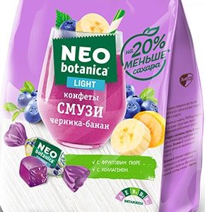 Конфеты Neo botanica Смузи Light черника банан 150г