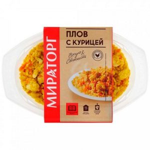 Плов Мираторг с курицей с/м 260г