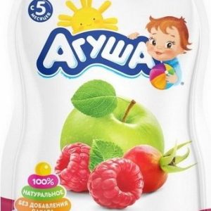 Пюре Агуша яблоко-малина-шиповник 6+ д/п 90г
