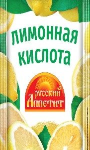 Лимонная кислота Русский Аппетит м/у 10г