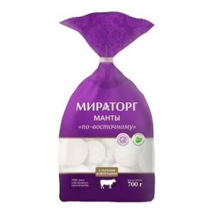 Манты Мираторг по-Восточному с/м м/у 700г