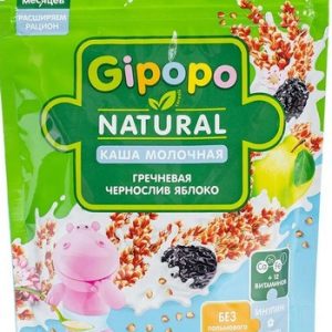 Каша Gipopo с/м гречневая чернослив-яблоко м/у 200г