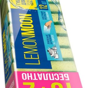 Губка д/посуды Lemon Moon День за днем 87х58х23мм поролон 12шт арт.L011