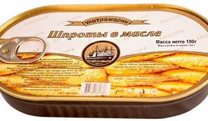 Шпроты Ультрамарин в масле Hansa ж/б ключ 190г
