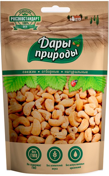 Кешью Дары природы жареный 70г