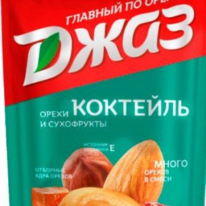 Коктейль Джаз смесь орехов и сухофруктов 150г