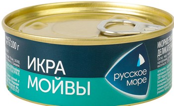 Икра мойвы Русское море деликатесная Люкс Оригинальная 100г