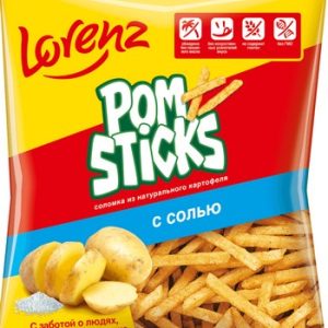 Чипсы Pomsticks соломкой с солью 38г