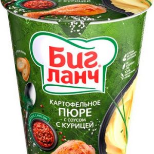 Пюре Биг Ланч в соусе с курицей 50г