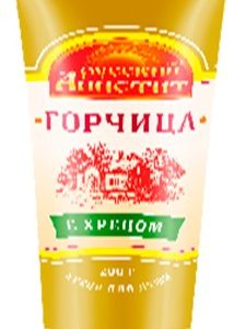 Горчица Русский Аппетит с хреном туба 200г