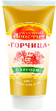 Горчица Русский Аппетит с хреном туба 200г