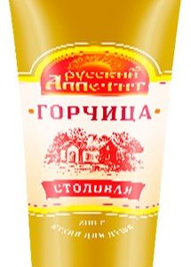 Горчица Русский Аппетит столовая туба 200г
