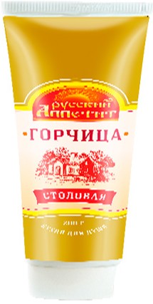 Горчица Русский Аппетит столовая туба 200г