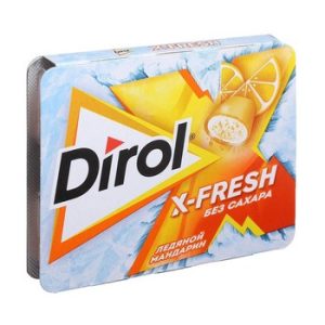 Жев.резинка Dirol X-Fresh ледяной мандарин 8под 16г