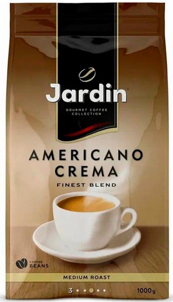 Кофе Jardin Americano crema в зернах м/у 1кг