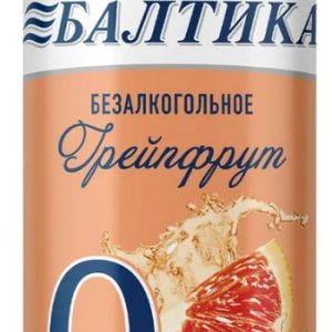 Пивной напиток б/алк Балтика №0 Грейпфрут ж/б 0% 0,33л