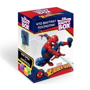 Фигурка+карамель Happy Box Человек паук к/у 18г