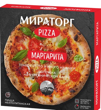 Пицца Мираторг Маргарита с/м 340г