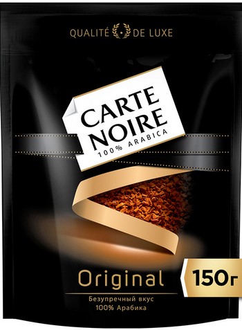 Кофе Carte Noire original растворимый м/у 150г
