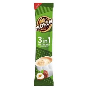 Коф нап Жокей Hazelnut 3в1 растворимый стик 12г