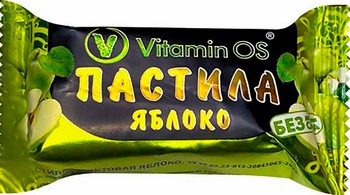 Пастила VitaminOS яблоко б/сахара 40г