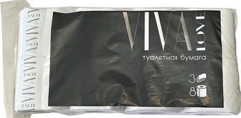 Бумага туалетная Viva Love 3-хсл 8шт