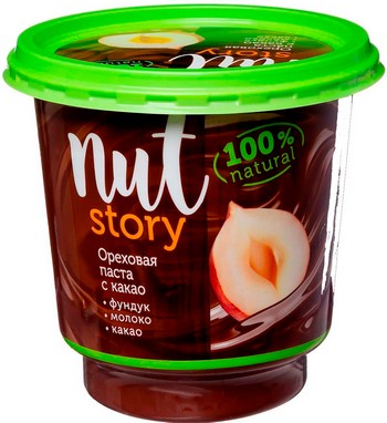 Паста Нут стори шоколадно-ореховая п/б 350г