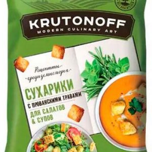 Сухарики Krutonoff пшеничные прованские травы 100г
