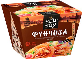Вермишель Sen Soy Фунчоза под японск соус Терияки 125г