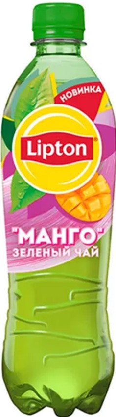 Чай холодный Липтон зеленый манго пэт 0,5л