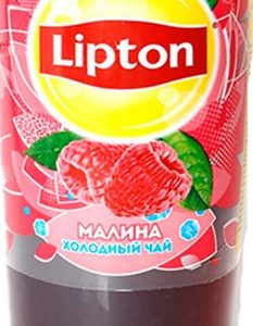 Чай холодный Липтон черный малина пэт 1л
