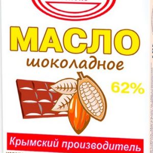 Масло Джанкой Шоколадное 62% 180г без змж