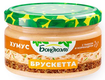 Брускетта Bonduelle Баклажан Хумус ст/б 250мл