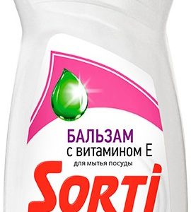 Средство д/мытья посуды Sorti бальзам С витамин Е 900г