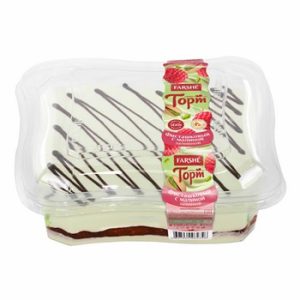 Торт Фарше Фисташковый с малиной заливной 0,36кг