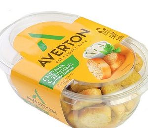 Крутоны Averton багетные сметана с зеленью 100г