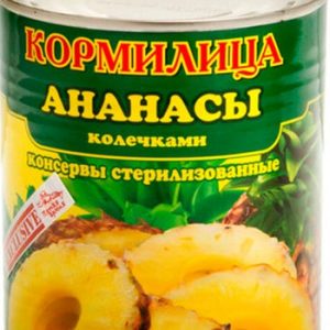 Ананасы Кормилица шайба ж/б 580мл