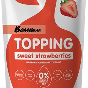 Топинг Bombbar клубничный б/сахара 240г