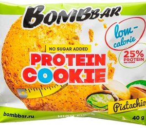 Печенье Bombbar неглазир б/сахара вкус фисташка 40г