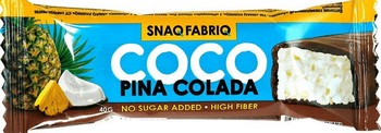 Батончик Snaq Fabriq глазир б/сахара вкус ананас 40г