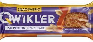 Батончик Snaq Fabriq глазир б/сахара вкус мягкий грильяж с арахисом 40г