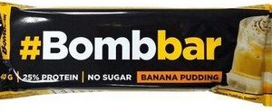 Батончик Bombbar глазир б/сахара вкус банановый пудинг 40г